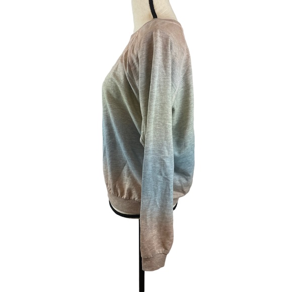 Z SUPPLY OMBRE TIE DYE CREW NECK TOP SWEATSHIRT MEDIUM - Picture 5 of 10